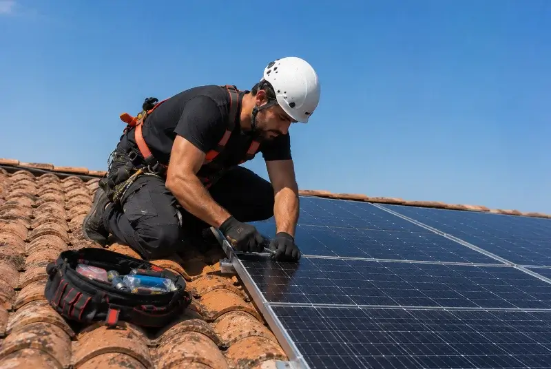 Maintenance et monitoring de panneaux solaires à Cazouls-lès-Béziers